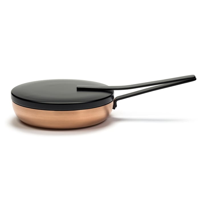 Base stekepanne med lokk 24 cm, Kobber Serax