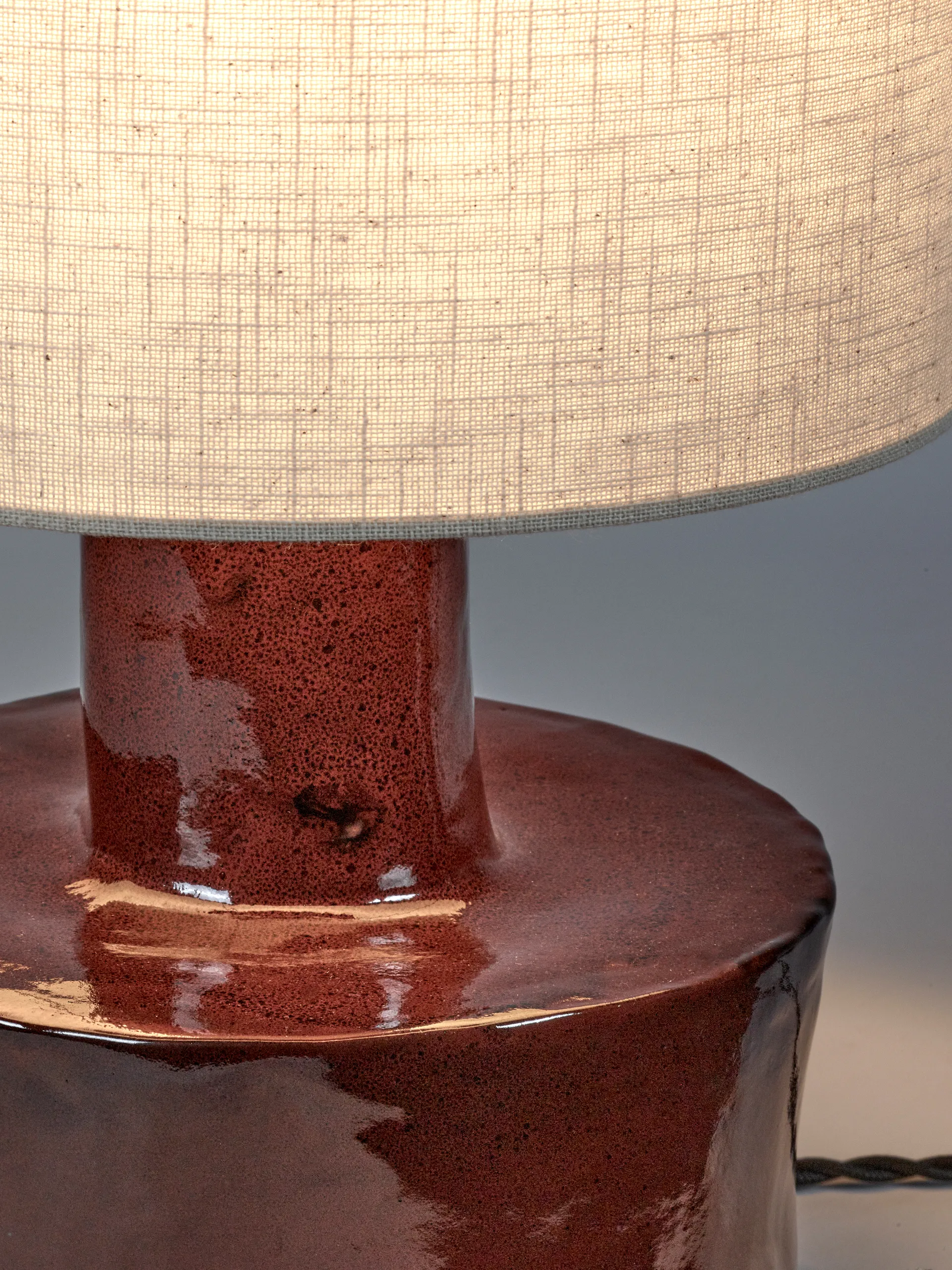 Catherine bordlampe 47 cm, Red-white Serax