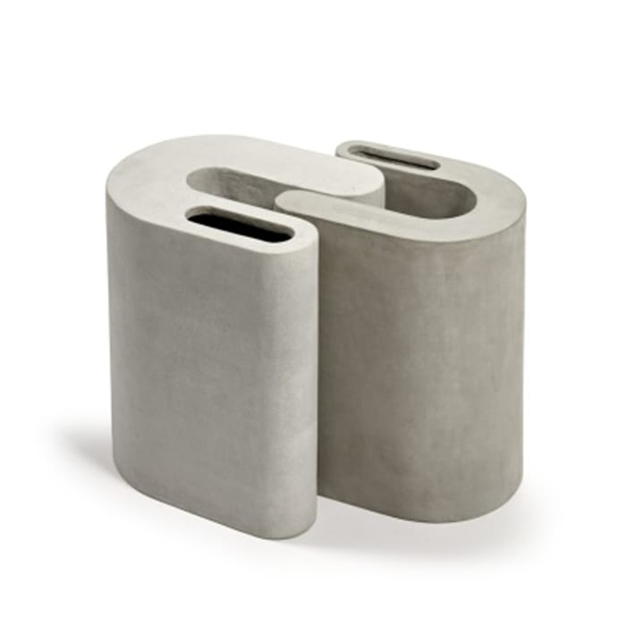 Concrete pall/sidebord 37 cm - Grey - Serax