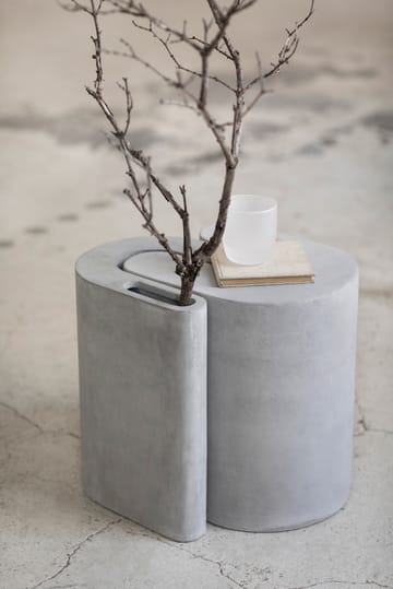 Concrete pall/sidebord 37 cm - Grey - Serax