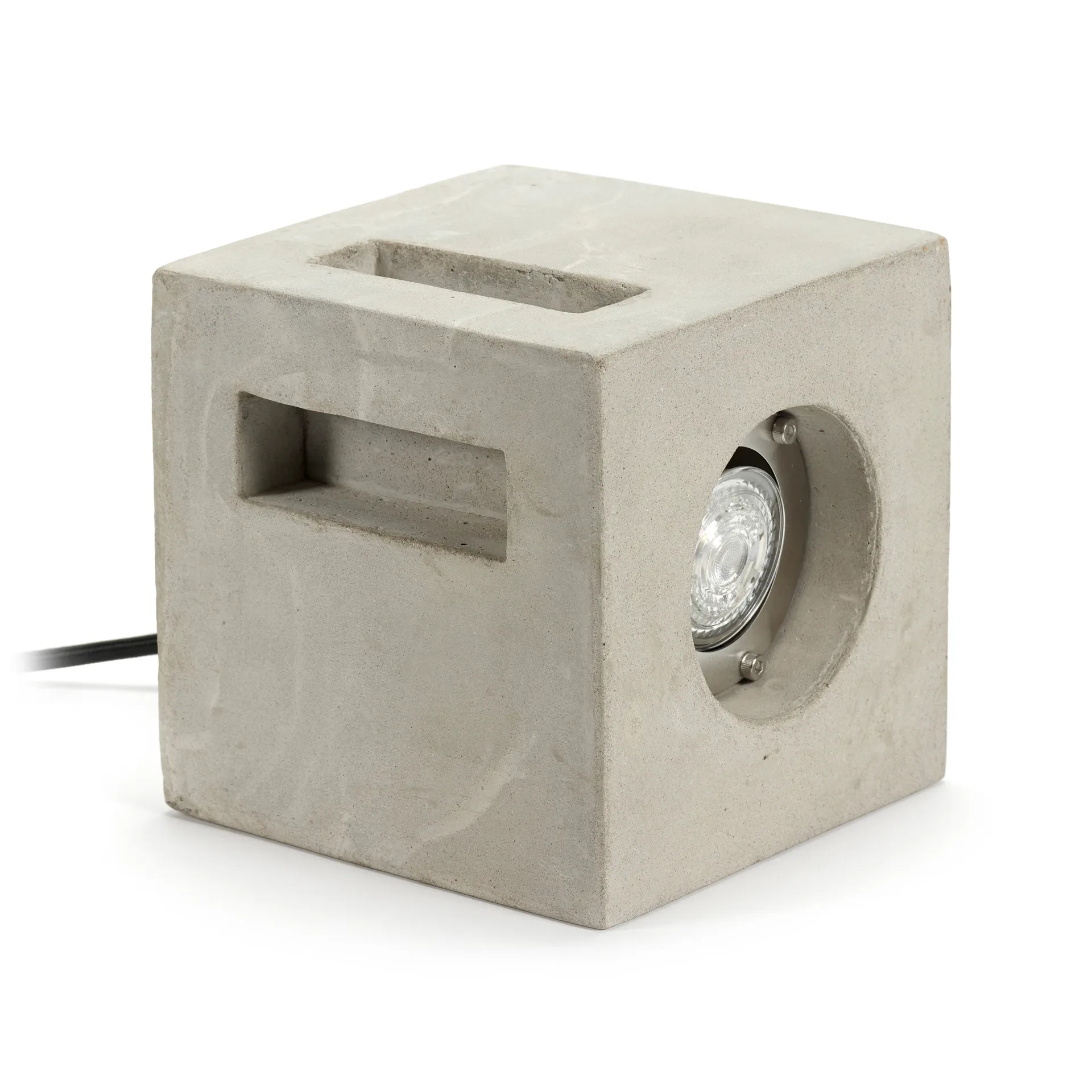 Cube gulvlampe 15 x 15 cm, Cement Serax