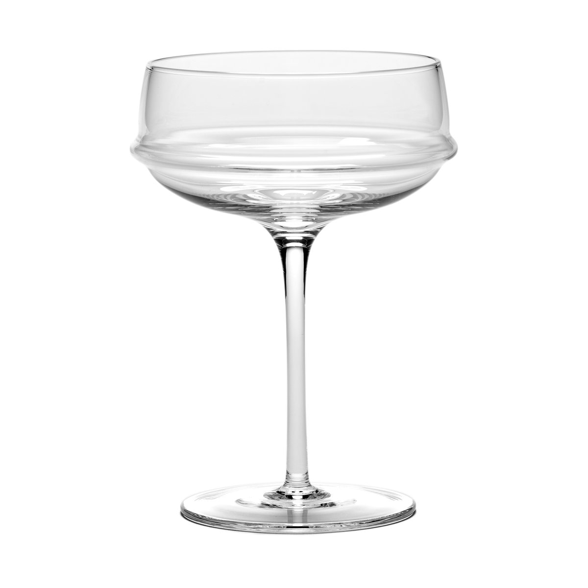 Serax Dune champagnekuppel 28 cl 4-pakning Clear | Skandinavisk Design | Champagneglass | Gjennomsiktig