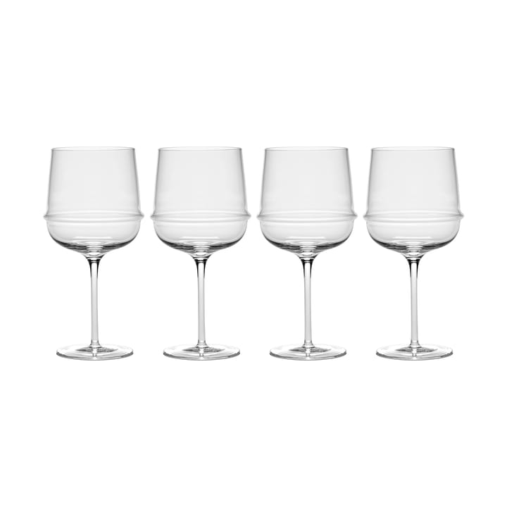 Dune rødvinsglass 45 cl 4-pakning - Clear - Serax