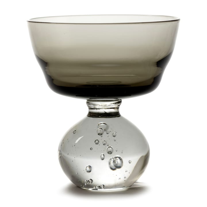 Eternal snow stem glass M Ø9,2 cm - Smokey Grey - Serax
