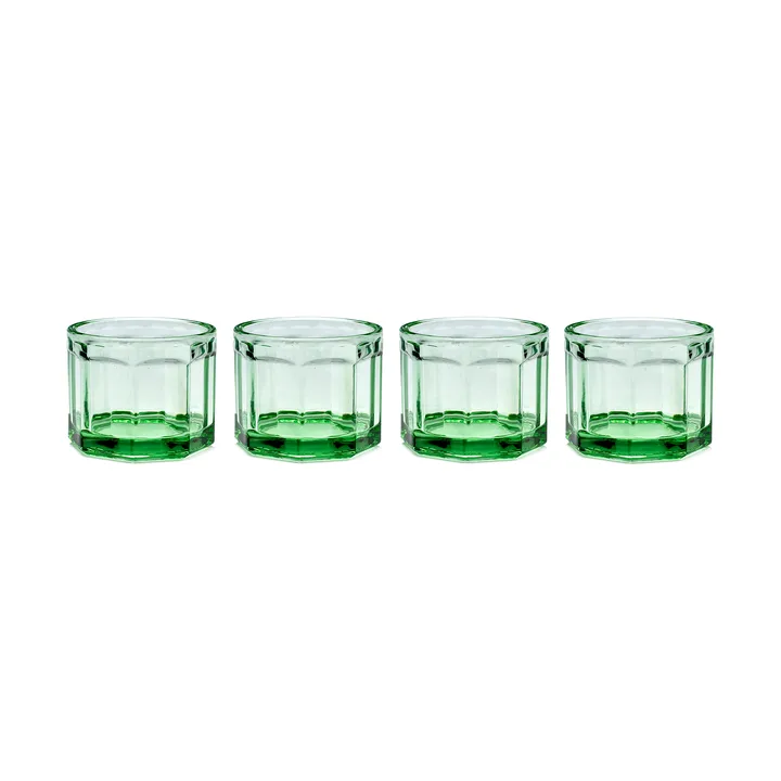 Fish & Fish glass 16 cl 4-pakning Green - Serax