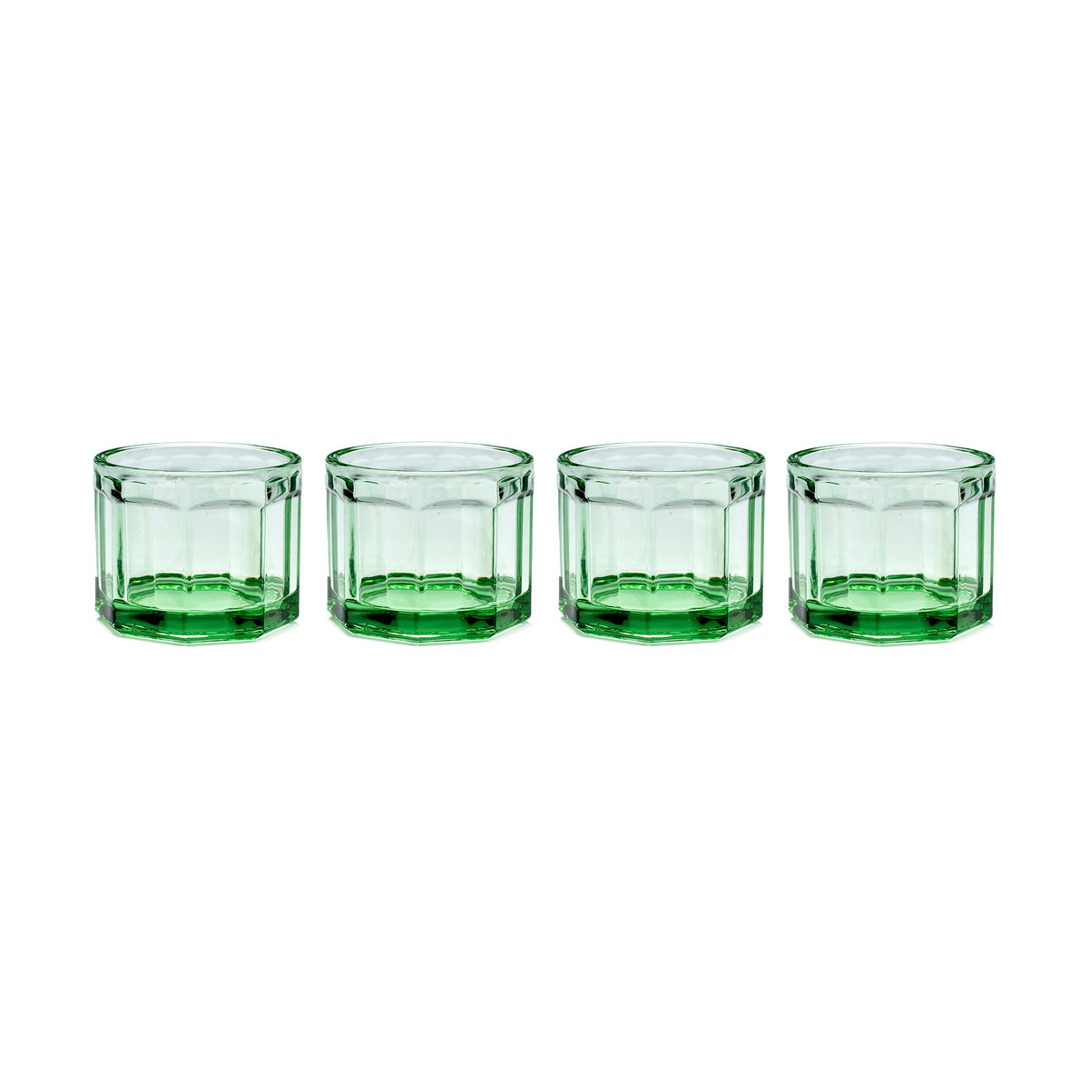 Serax Fish & Fish glass 16 cl 4-pakning Green Green