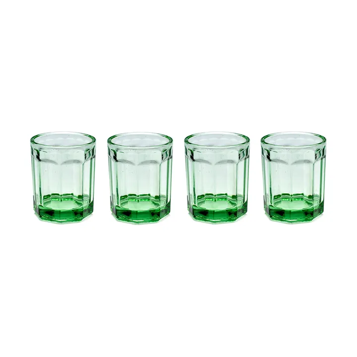 Fish & Fish glass 22 cl 4-pakning Green - Serax