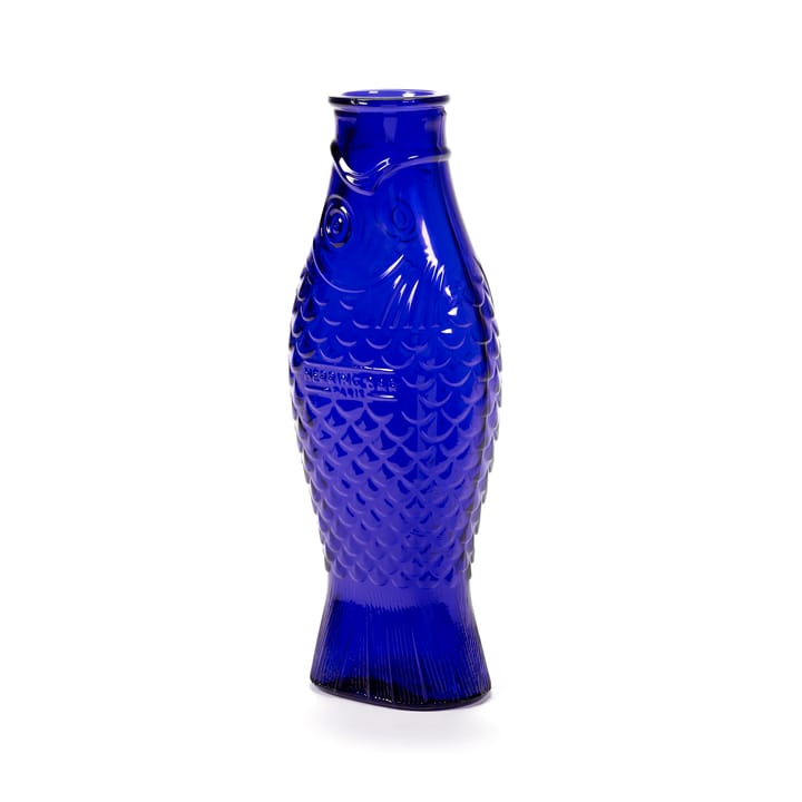 Fish & Fish glassflaske 1 l - Cobalt blue - Serax