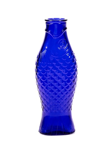 Fish & Fish glassflaske 1 l - Cobalt blue - Serax
