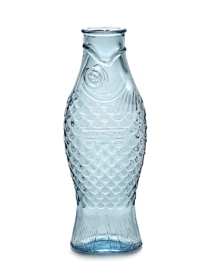Fish & Fish glassflaske 1 l - Light blue - Serax