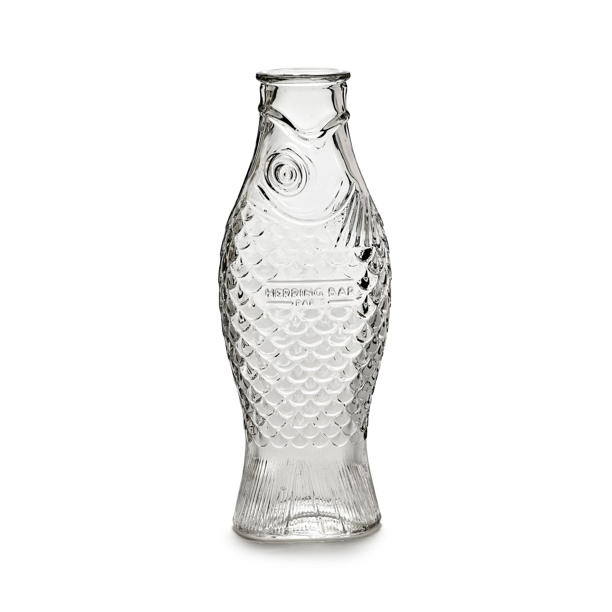 Serax Fish & Fish glassflaske 85 cl Transparent | Skandinavisk Design | Vannkarafler & Vannmugger | Gjennomsiktig