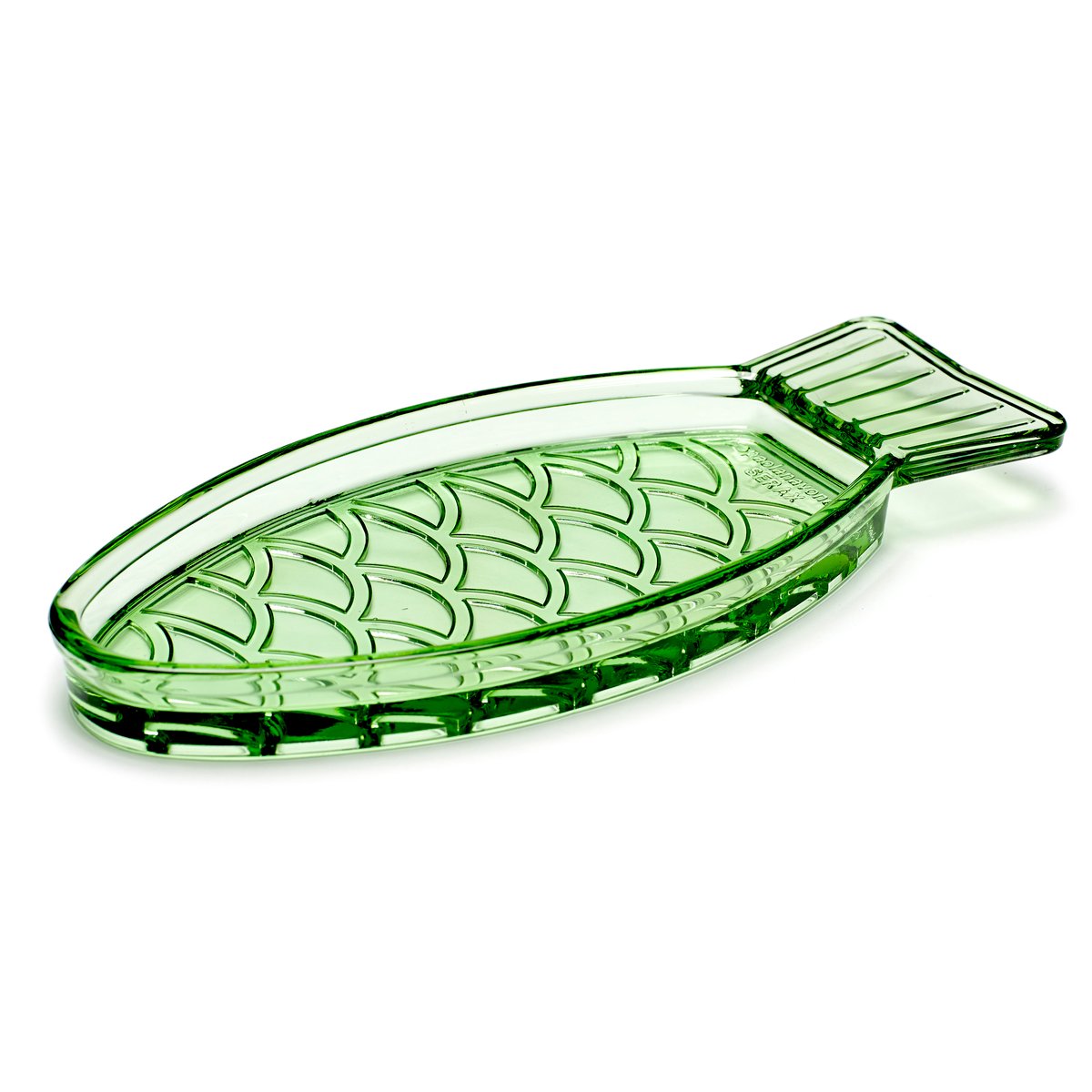 Serax Fish & Fish tallerken 10x23 cm Green