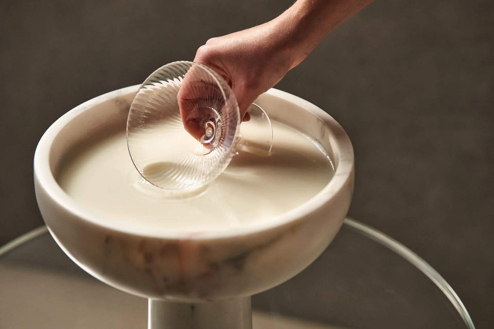 Inku champagnecoupe-glass 15 cl, Clear  Serax