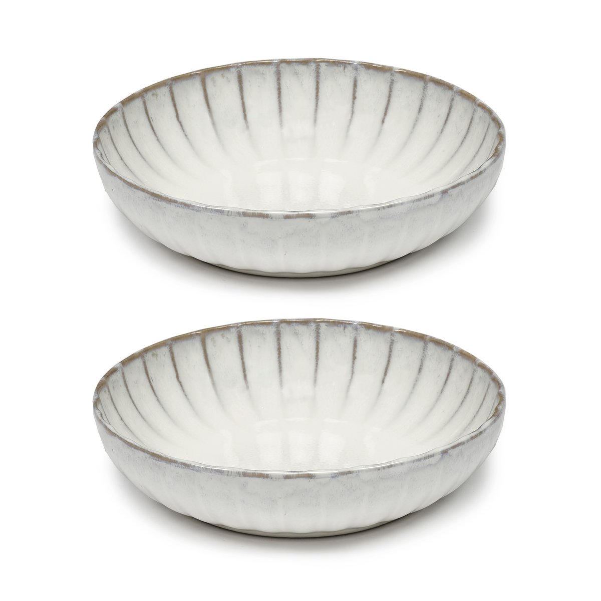 Serax Inku high tallerken XS Ø16 cm 2-pakn. White