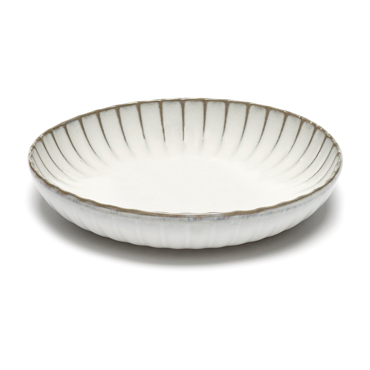 Serax Inku hy tallerken M 23 cm White | Skandinavisk Design | Middagstallerkener | Hvit