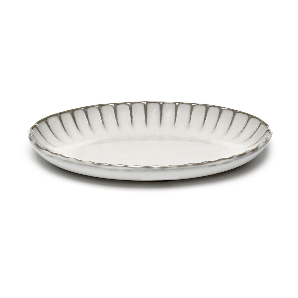 Serax Inku oval serveringsskål M 15,4 x 22 cm White