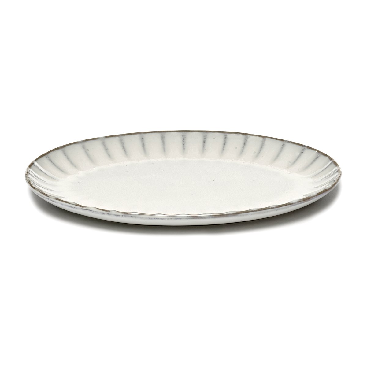 Serax Inku oval tallerken S 17,5 x 25 cm White