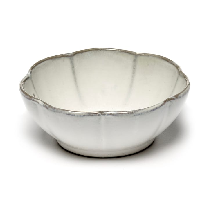 Inku riflet skål L Ø13 cm - White  - Serax