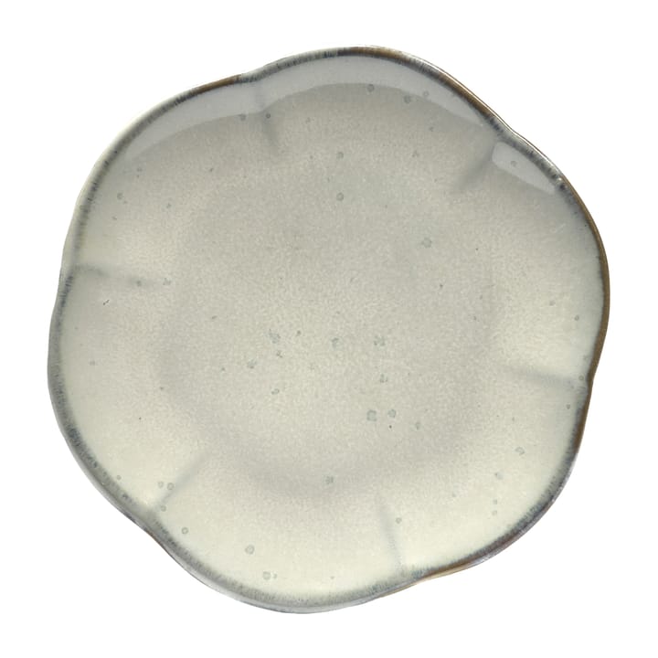 Inku riflet tallerken M Ø13,9 cm, White  Serax