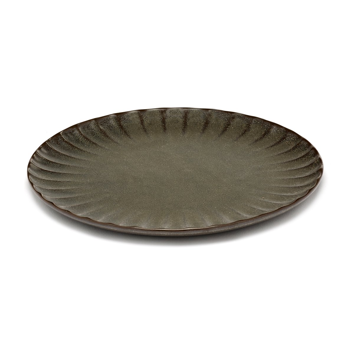Serax Inku tallerken S 18 cm Green | Skandinavisk Design | Middagstallerkener | Grønn