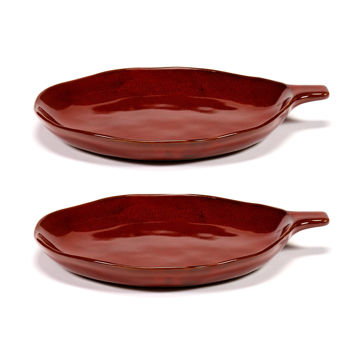 Serax La Mère fat med håndtak Ø17 cm 2-pakn. Venetian red