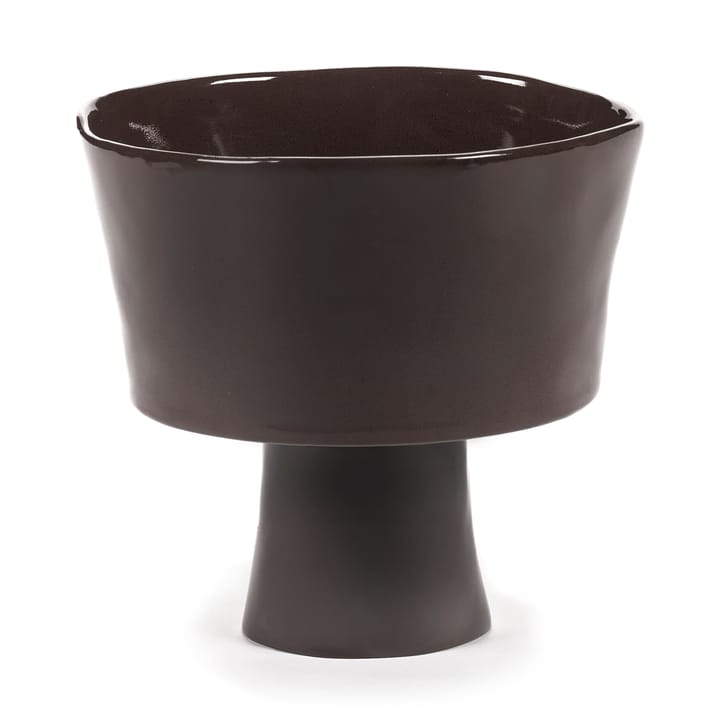 La Mère sk�ål på fot Ø18 cm - Ebony - Serax