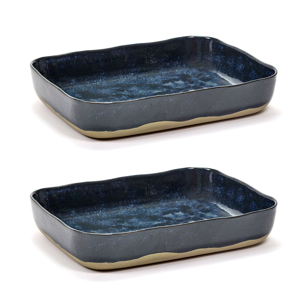 Serax La Nouvelle Table ildfast form No10 22x30 cm 2-pakn. Blue
