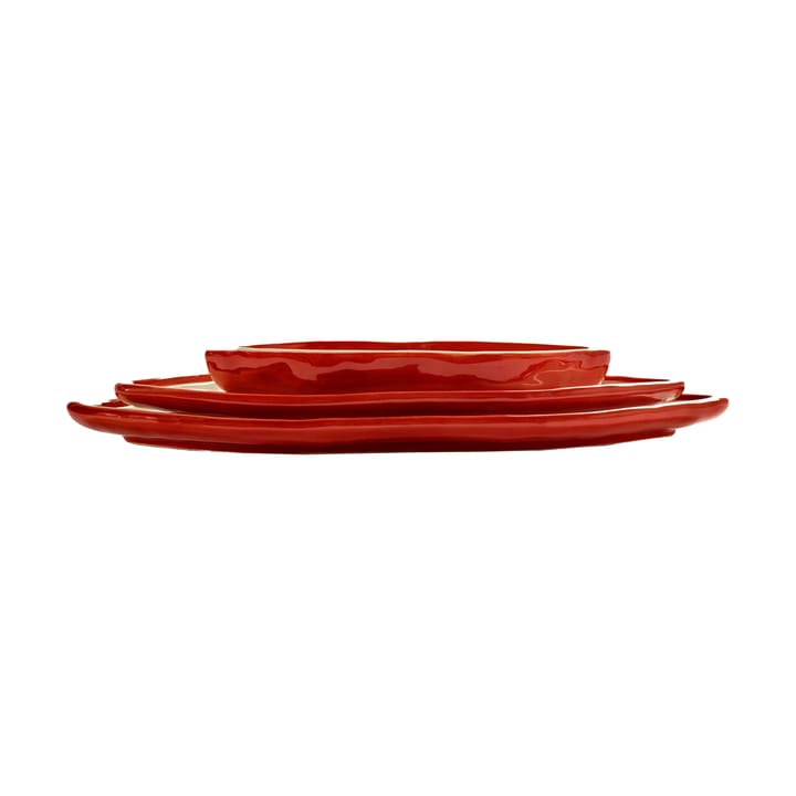 Les Objets Mouleversants brickset 3 deler, Red-white Serax