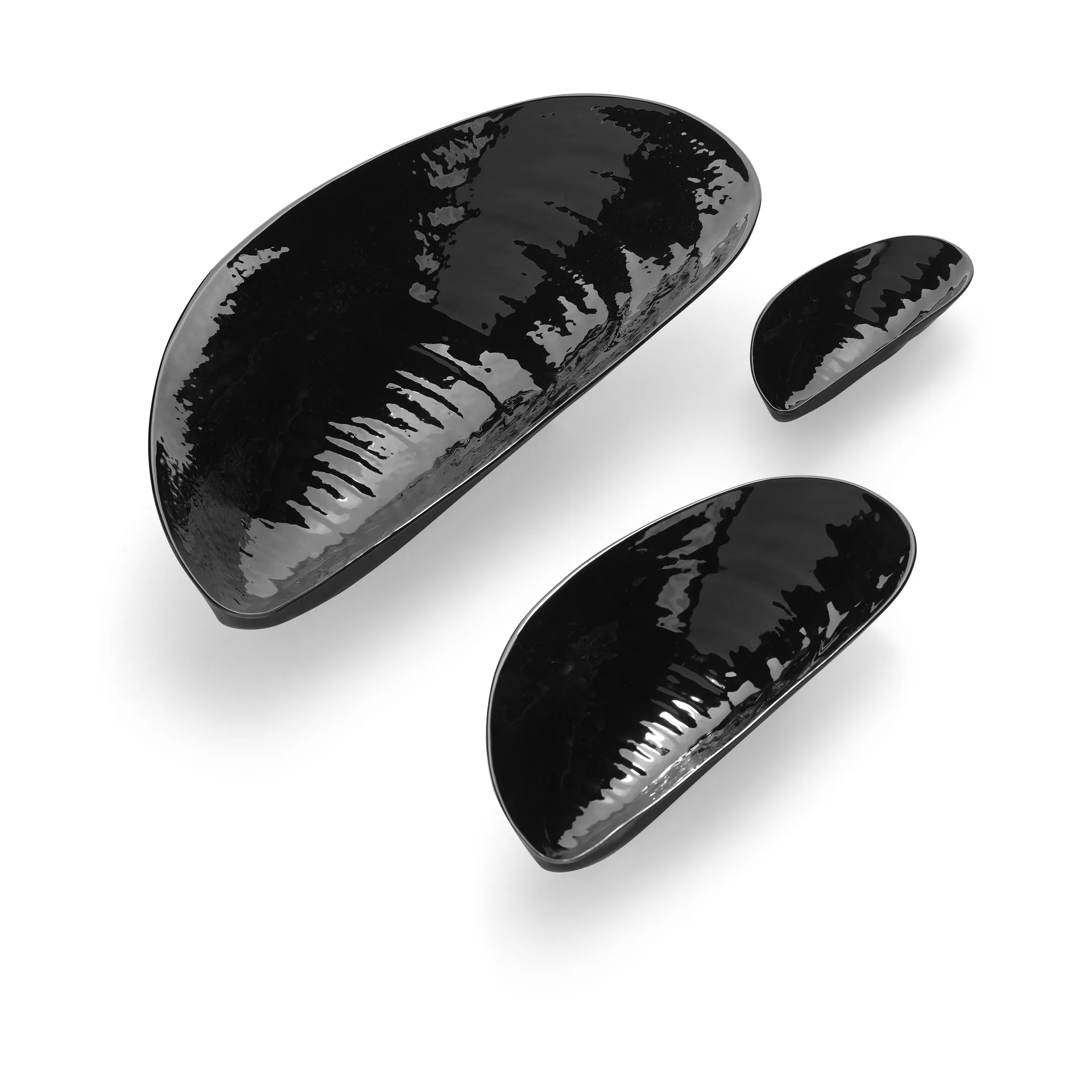 Les Objets Mouleversants Marcel bolle L 21,5x46 cm, Black Serax