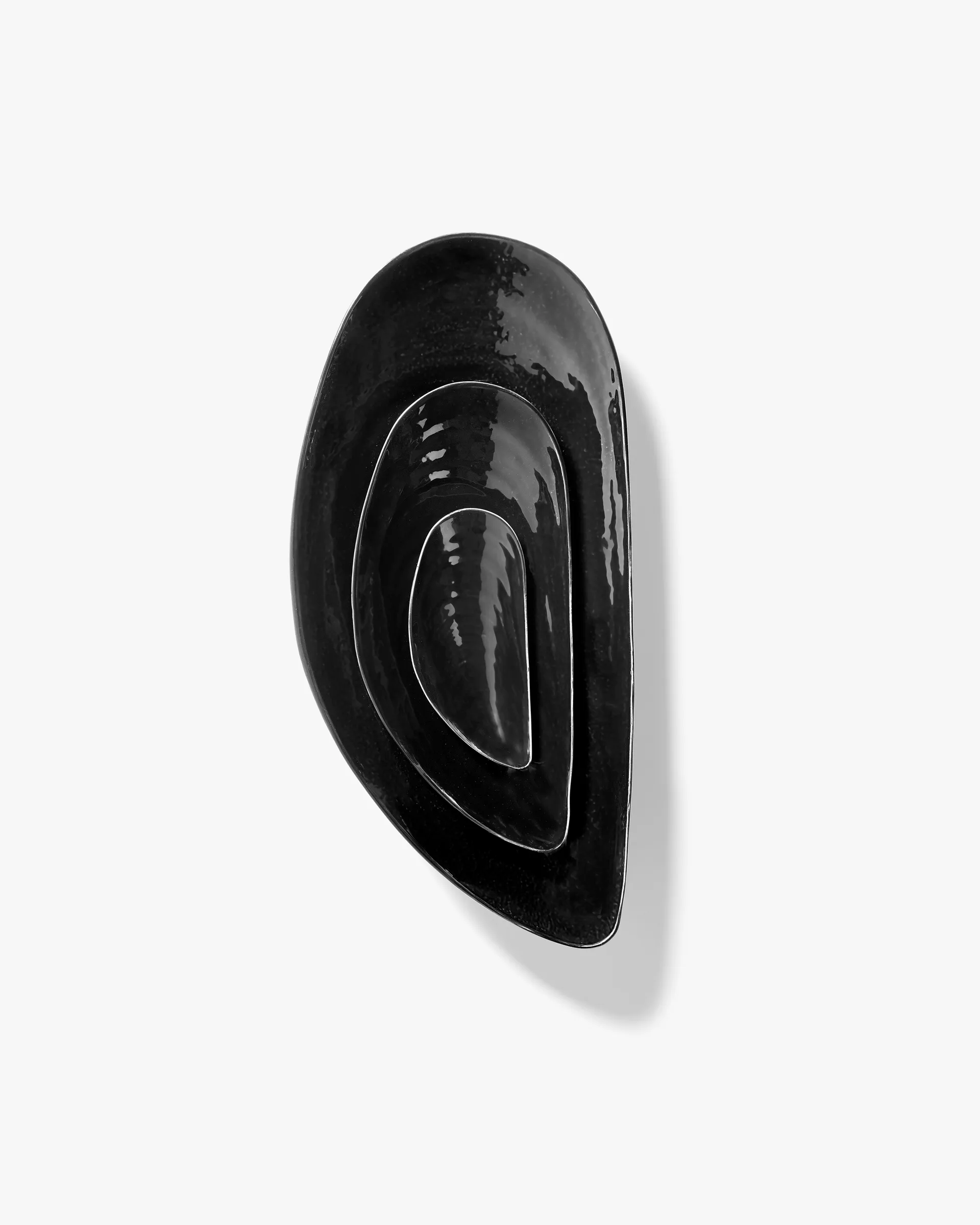 Les Objets Mouleversants Marcel bolle M 14x30,5 cm, Black Serax