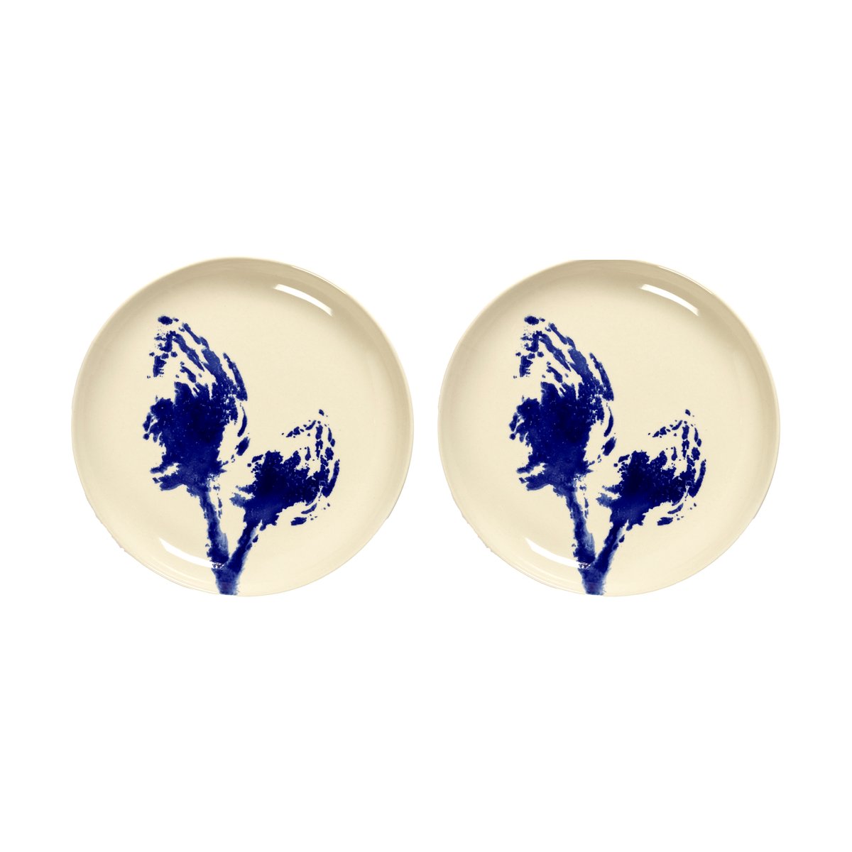 Serax Ottolenghi Feast tallerken S Ø19 cm 2-pakning White-artichoke blue