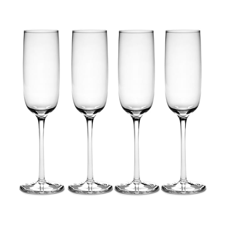 Passe-Partout champagneglass 15 cl 4-pakning Klar - undefined - Serax