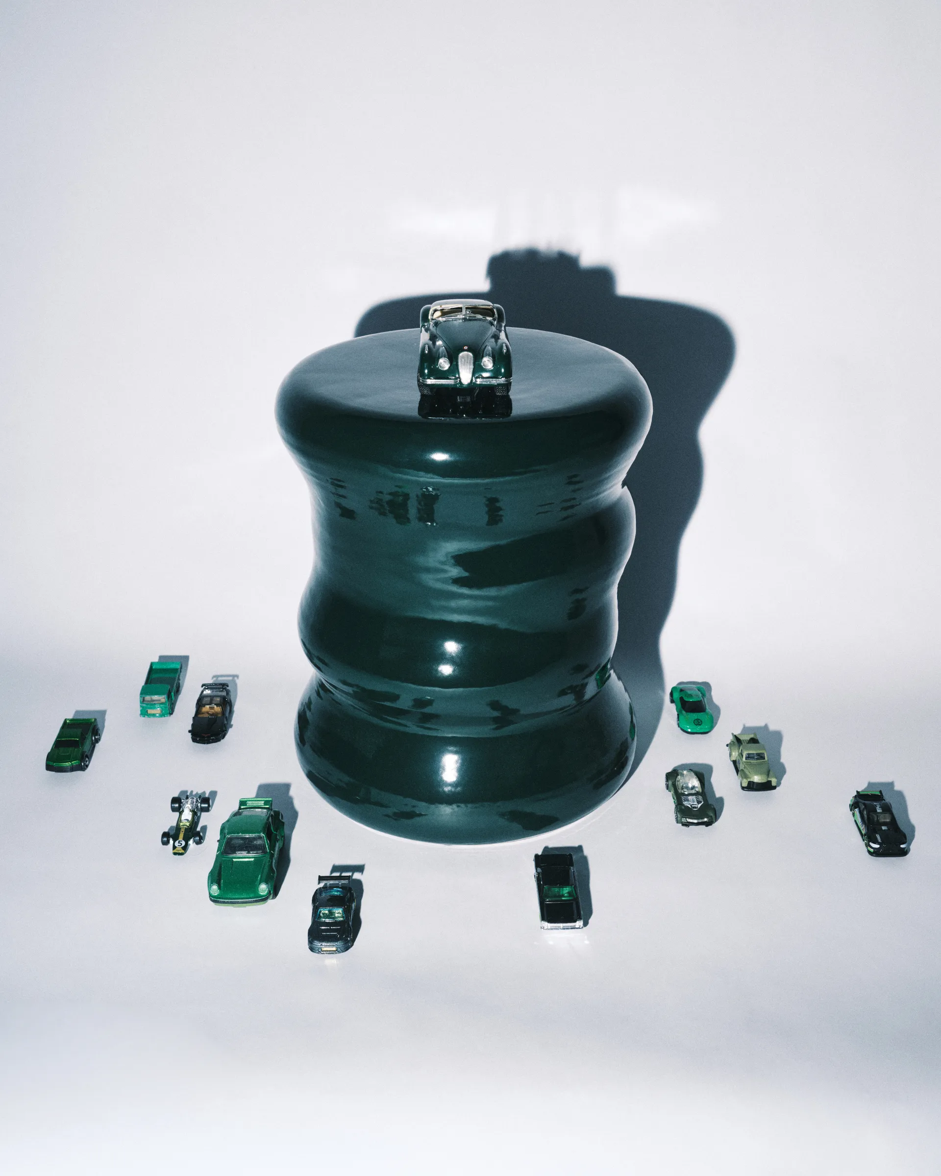 Pawn sidebord Ø29x34 cm, Green Serax