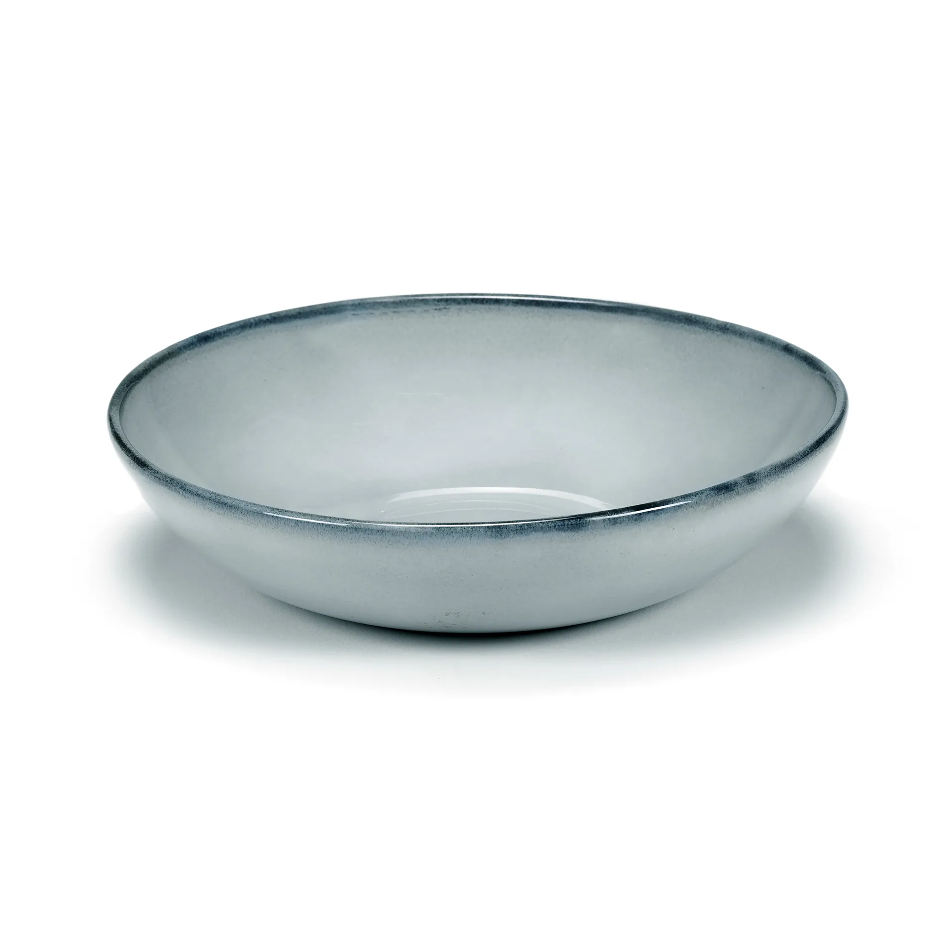 Pure Blue Glazed dyp tallerken Ø19,5 cm, Blå Serax