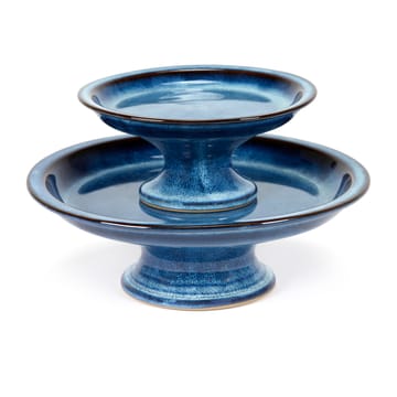 Pure kakefat glasert L Ø23,5 cm - Dark Blue - Serax