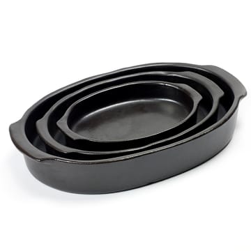 Pure oval ildfast form M - Black - Serax