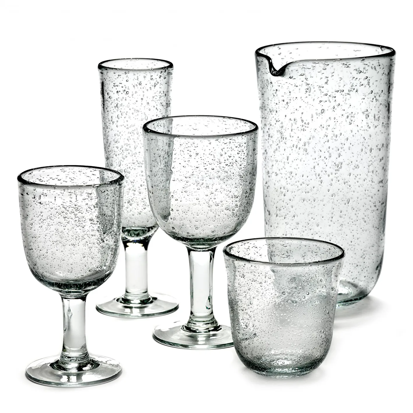 Pure Pascale champagneglass 4-pakning Klar,  Serax