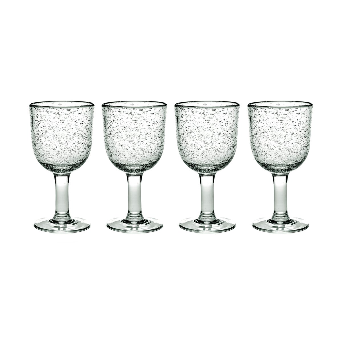Serax Pure Pascale rødvinsglass 4-pakning Klar Klar