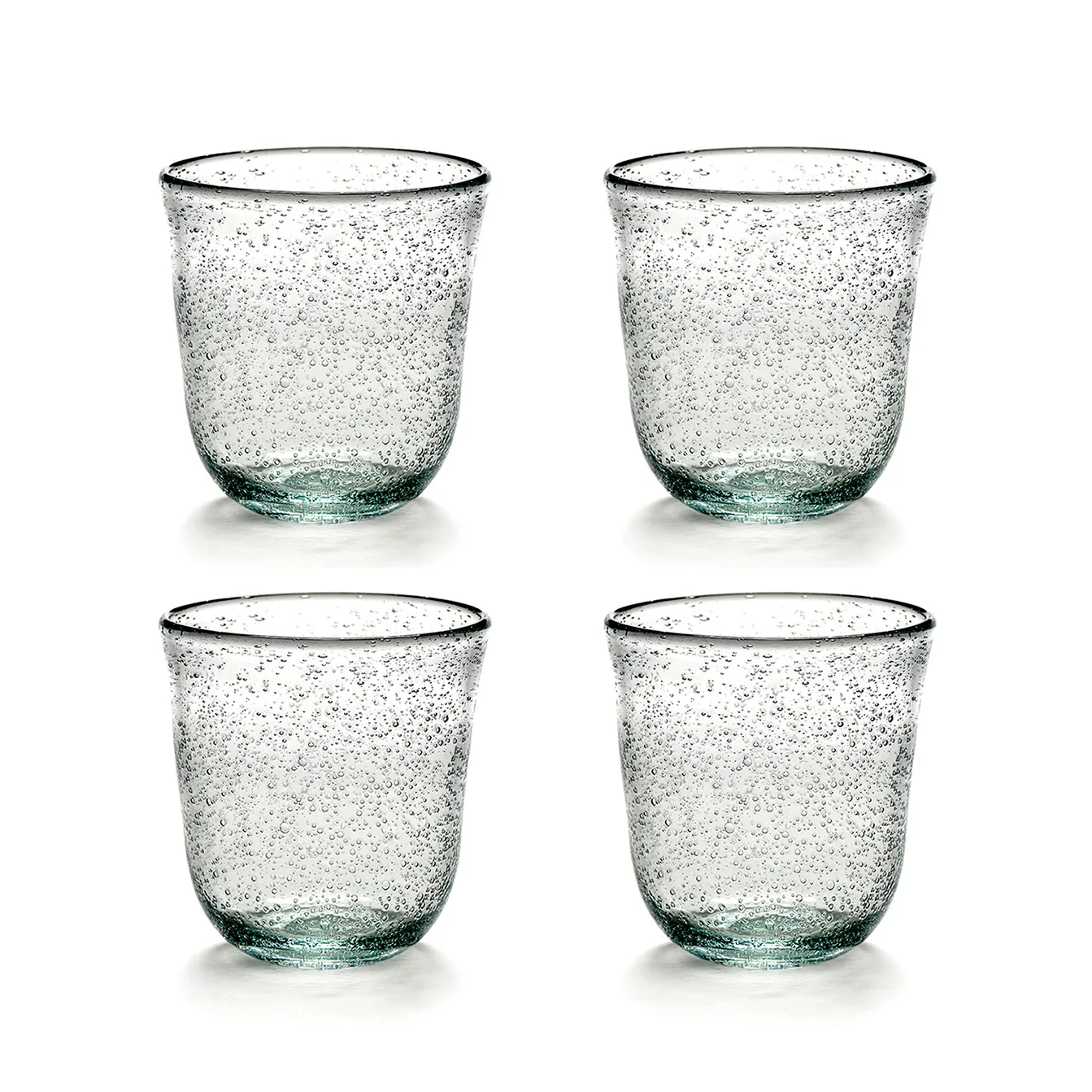 Pure Pascale vannglass 4-pakning Klar,  Serax