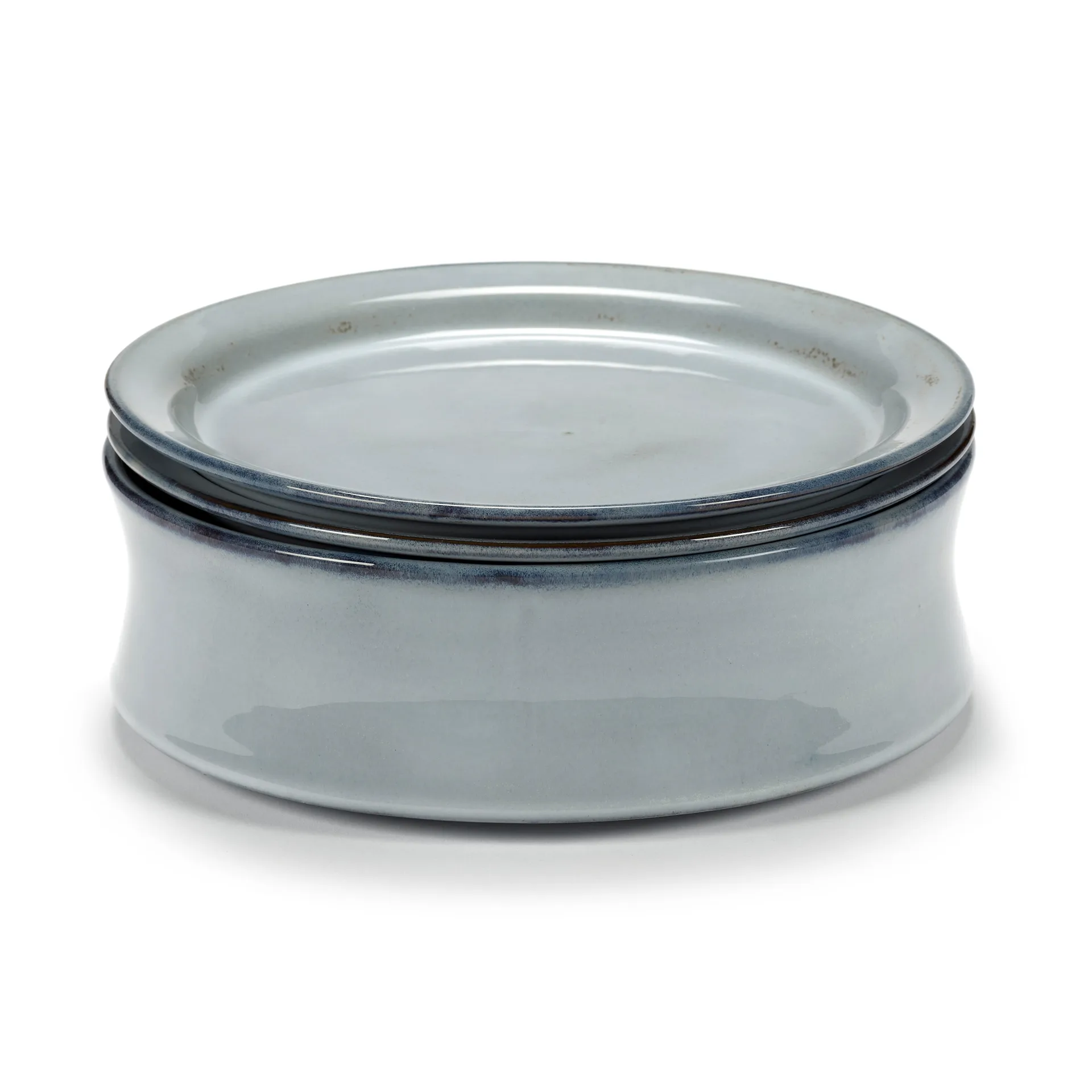 Pure skål og tallerkensett 3 deler, Blue Serax