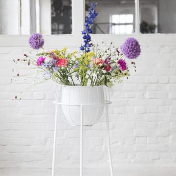 Serax krukke med blomsterpidestall - White - Serax