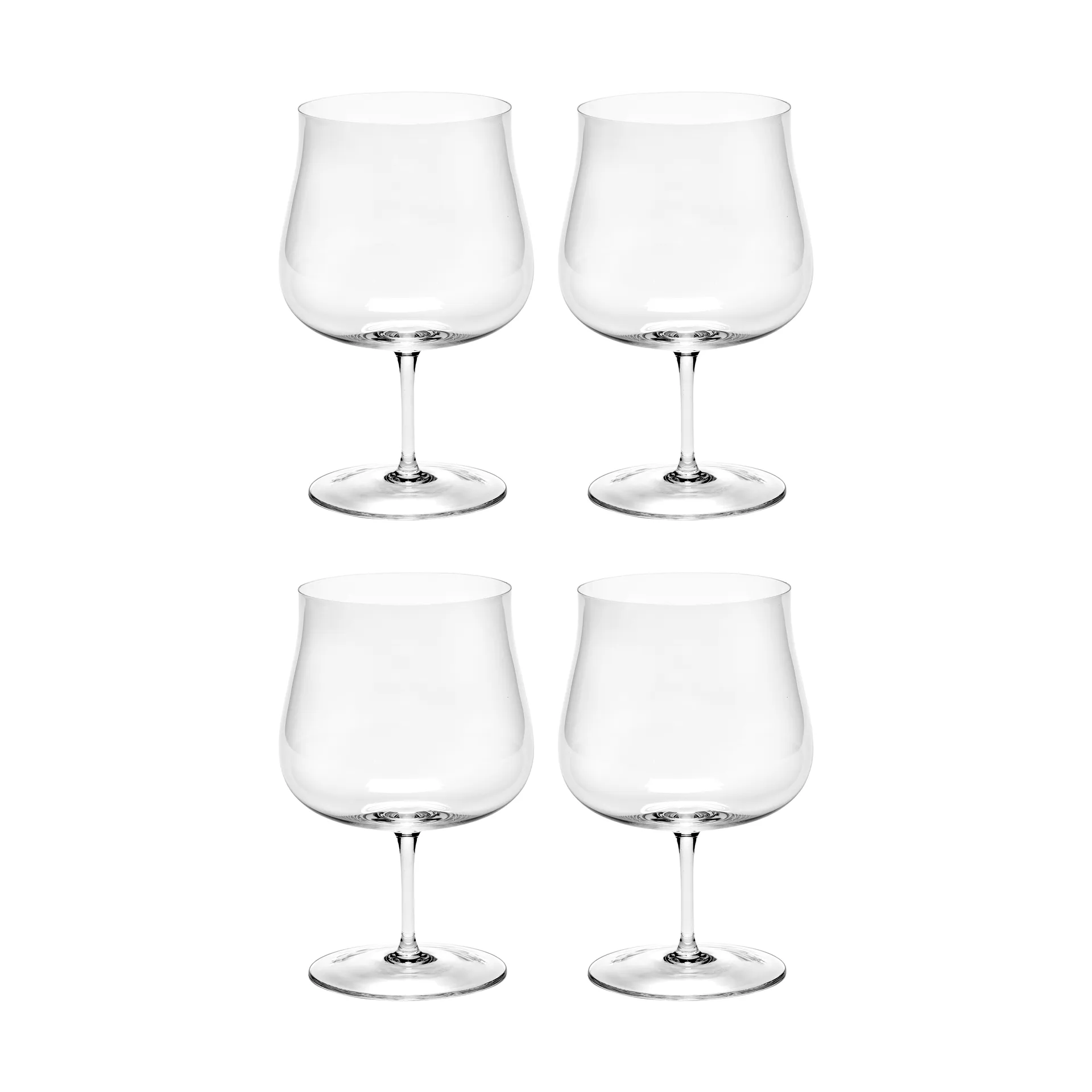 Silhouette Bourgogne vinglass 73 cl 4-pakn., Clear Serax