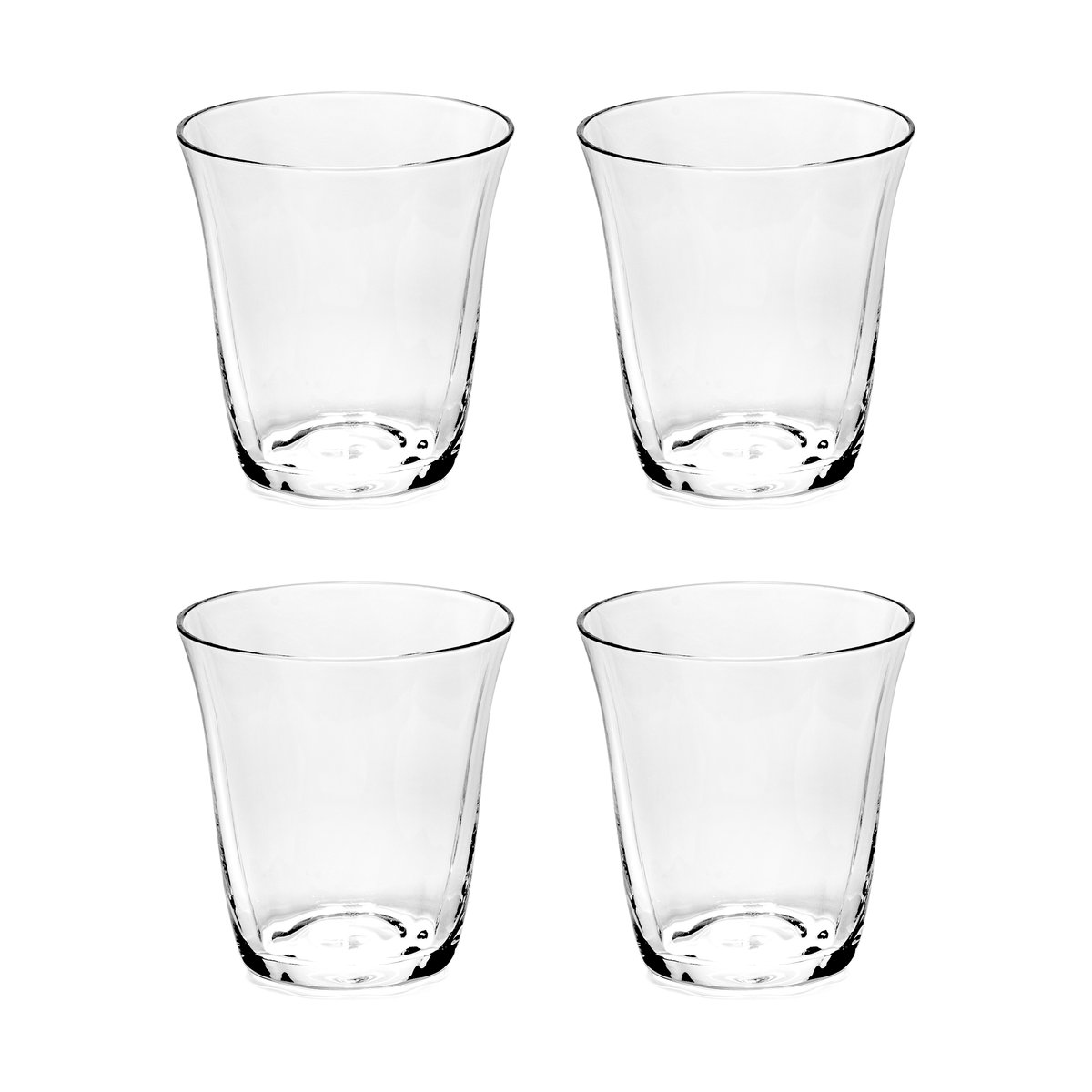 Serax Silhouette dobbelt espressoglass 11 cl 4-pakn. Clear