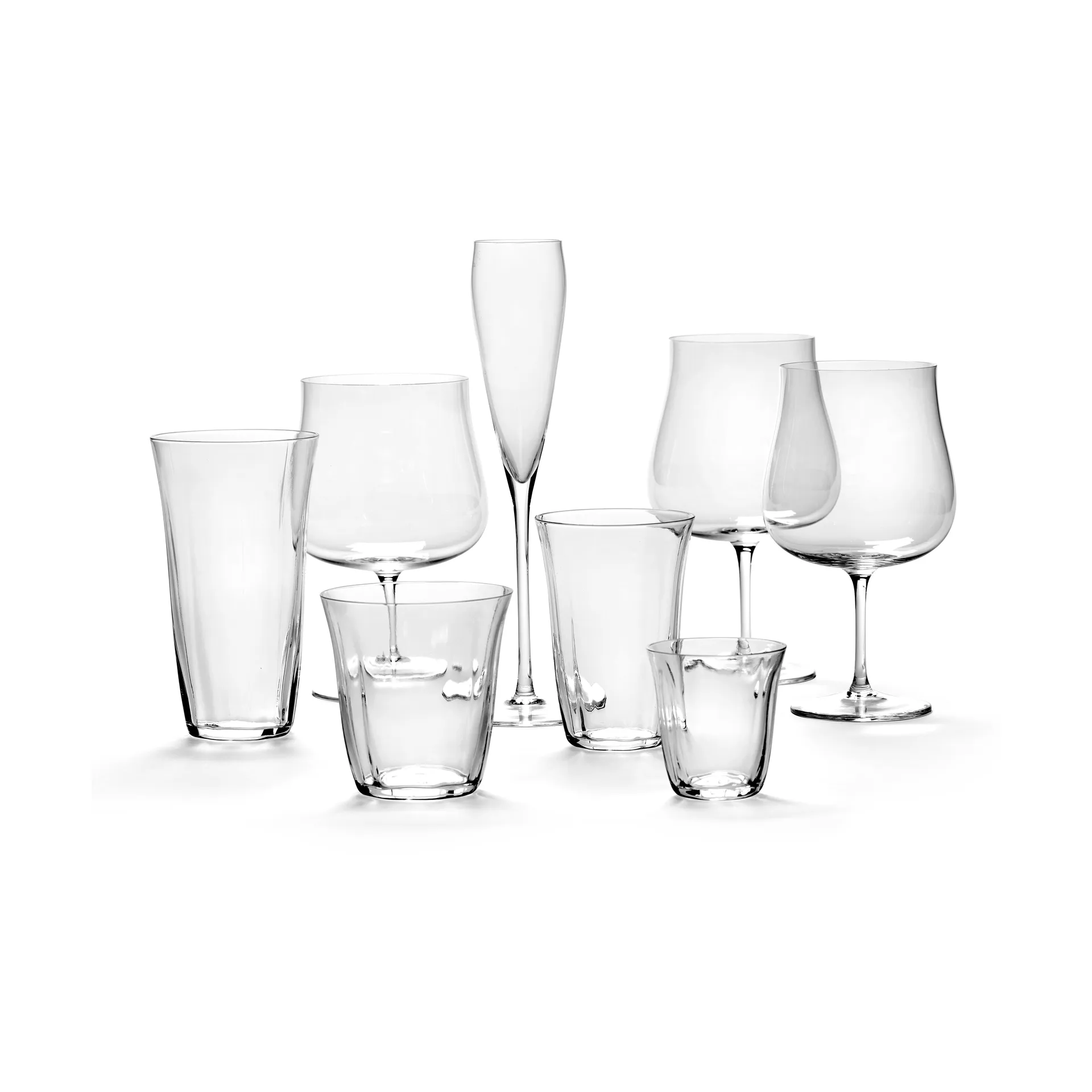 Silhouette dobbelt espressoglass 11 cl 4-pakn., Clear Serax