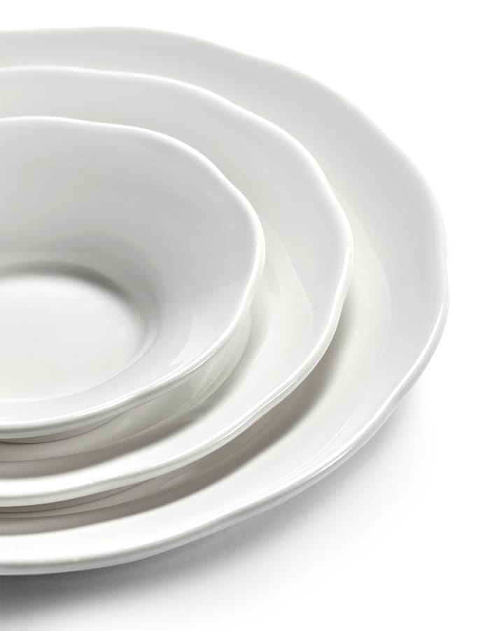 Silhouette dyp sidetallerken S Ø10,5 cm 4-pakn., White Serax
