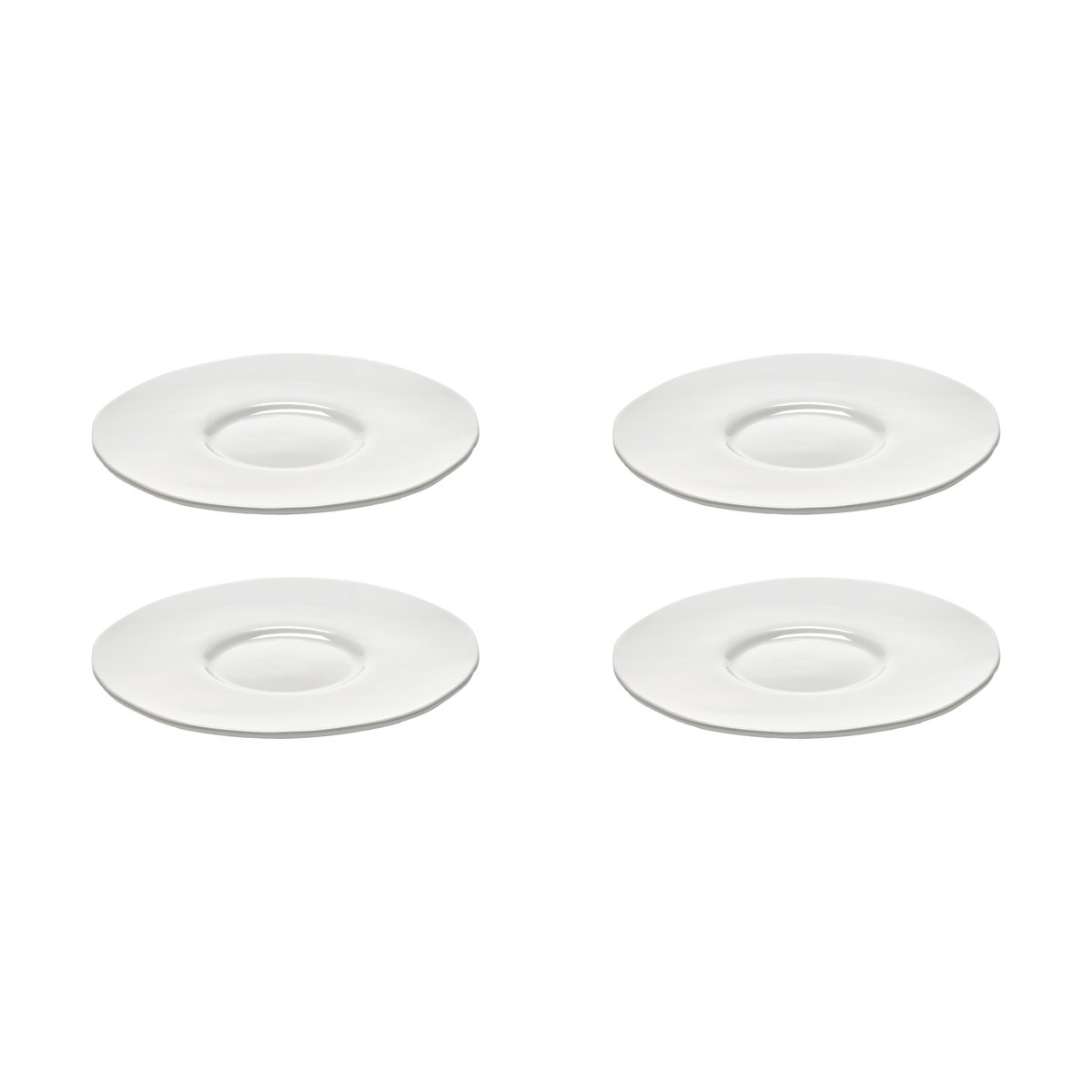 Serax Silhouette fat til espressokopp Ø10,3 cm 4-pakn. White