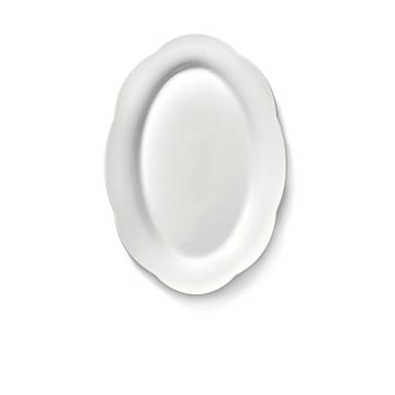 Silhouette oval dyp tallerken L 21x30 cm 2-pakn. - White - Serax