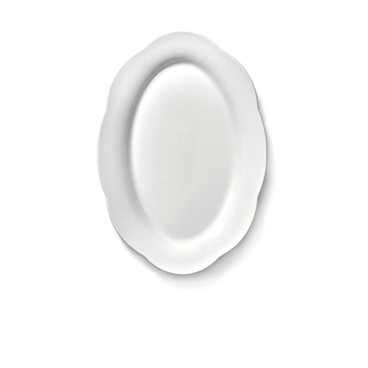 Silhouette oval dyp tallerken L 21x30 cm 2-pakn., White Serax