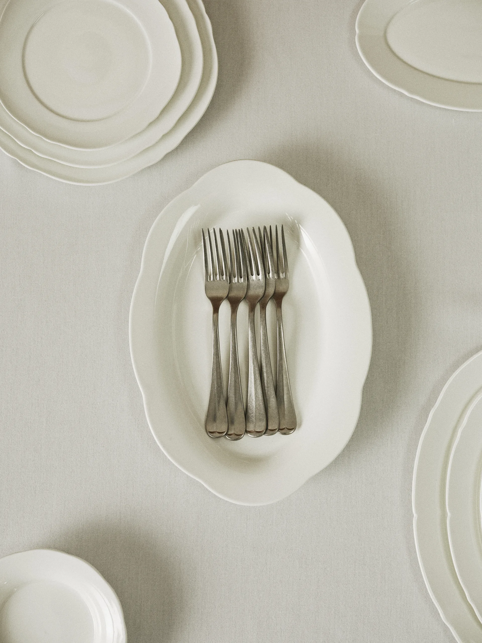 Silhouette oval dyp tallerken L 21x30 cm 2-pakn., White Serax