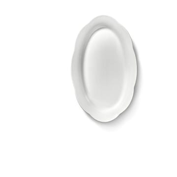 Silhouette oval dyp tallerken M 15x24,5 cm 2-pakn. - White - Serax